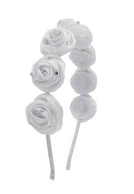 Satin Rose Headband