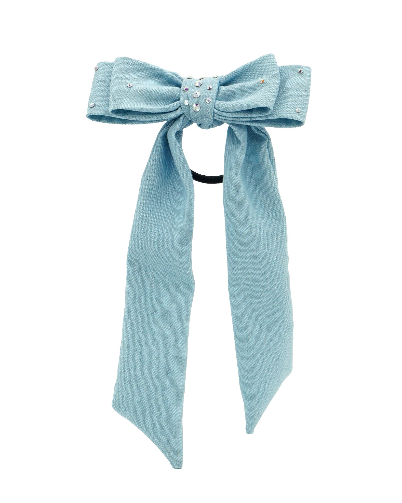 CRYSTALIZED BOW SCRUNCHIE