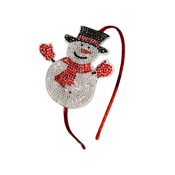 Snowman Crystal Headband