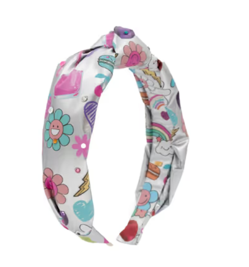 Crystallized Fun Flower Print Headband
