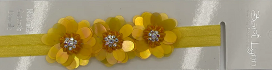 Baby Headband In Yellow