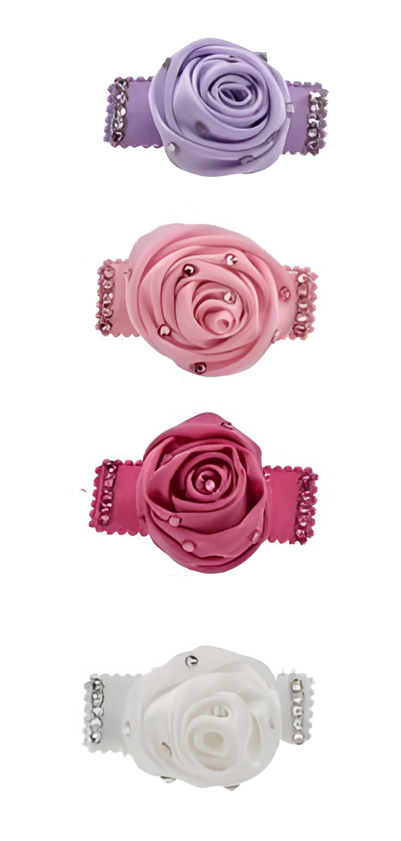 Satin Rose Clip