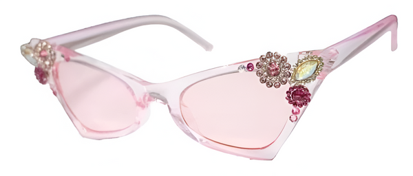 Light Pink Jewel Sunglasses