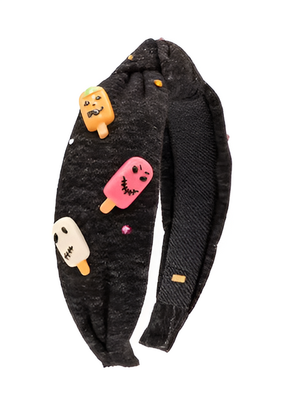 Halloween Charm Sweatshirt Knot Headband