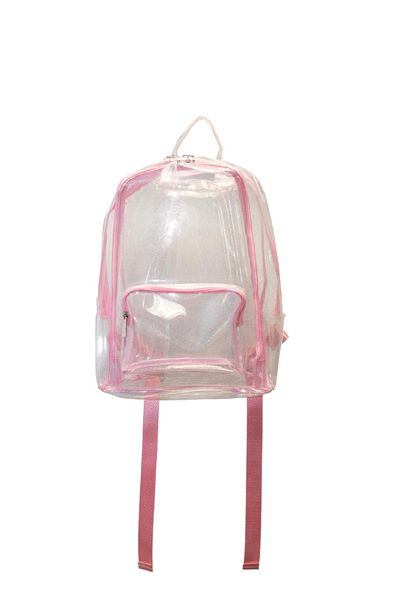 Translucent Light Pink Backpack