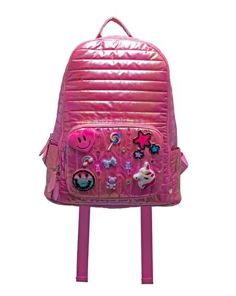 Assorted Charms & Plush Mini Backpack (11'')