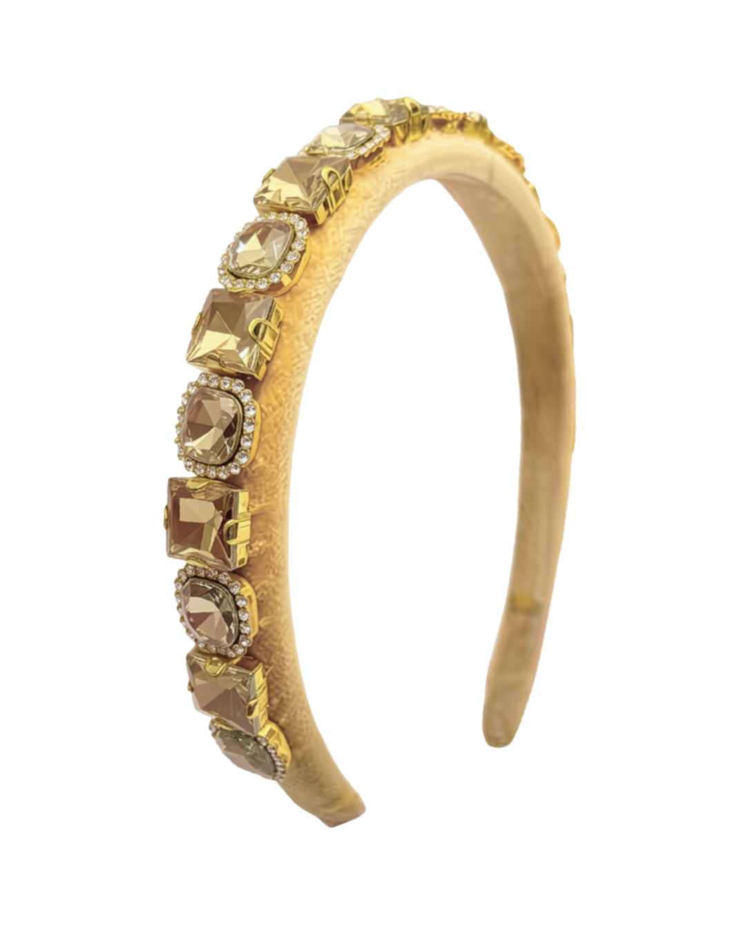 Full Multi Shape Jewel Thin Velvet Headband