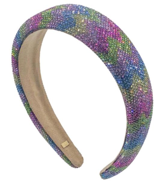 FULLY AZTEC CRYSTALIZED HEADBAND