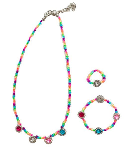 3-piece JEWELED JEWELRY SET