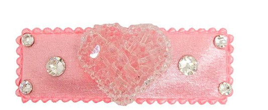 3D Crystal Heart Clip Baby Clip