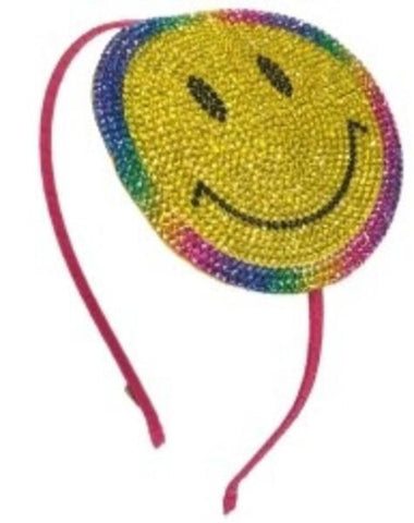 OMBRE YELLOW SMILEY CRYSTAL HEADBAND
