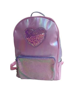 CONFETTI HEART LAVENDAR BACKPACK
