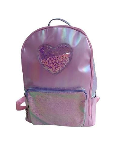 CONFETTI HEART LAVENDAR BACKPACK