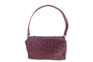 PINK OMBRÉ FULLY CRYSTALLIZED BAG