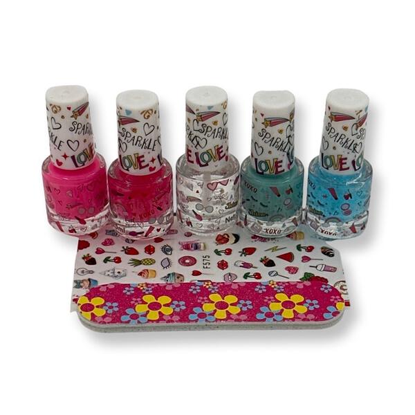 Nail Polish Set Pinks and Blues
